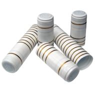 Shrink Caps White/Gold 30s